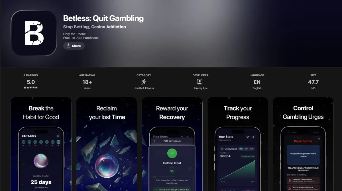 Betless: Quit Gambling