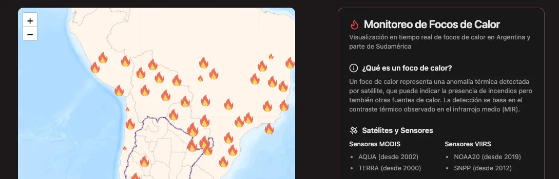 Monitoreo de Incendios Forestales
